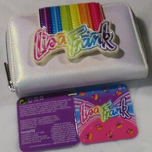 Lisa Frank Rainbow Zipper Wallet